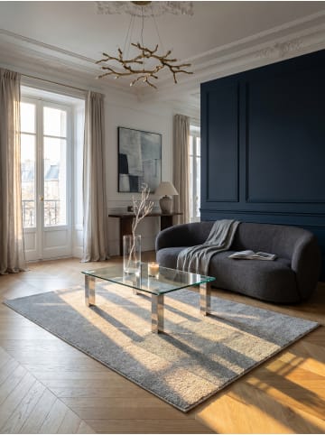 KADIMA DESIGN Teppich Kurzflor Waschbar Einfarbig MAIN Strapazierfähig OEKO-TEX in Creme