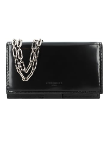 LIEBESKIND BERLIN Lisa Clutch Tasche Leder 24 cm in black