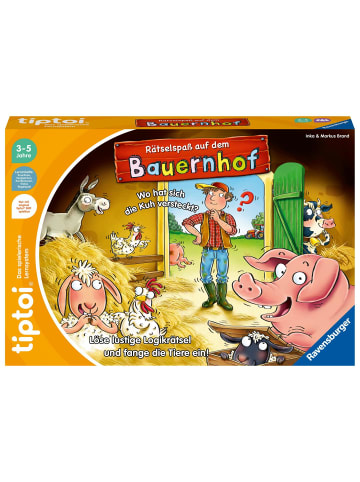 Ravensburger Ravensburger tiptoi Spiel 00125 Rätselspaß auf dem Bauernhof - Lernspiel ab 3...