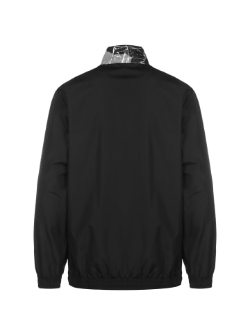 NEW ERA Trainingsjacke AOP Panel in schwarz / grau