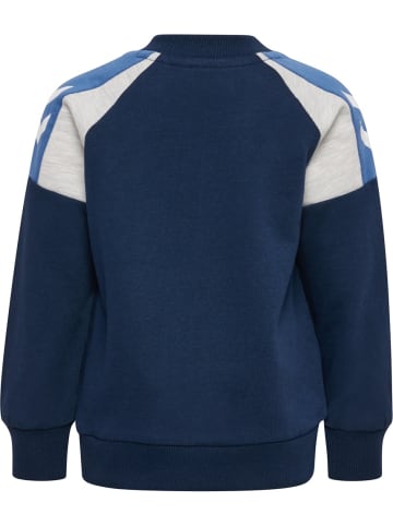 Hummel Kinder Sweatshirt "Mini Reg Block Sweatshirt" in Blau