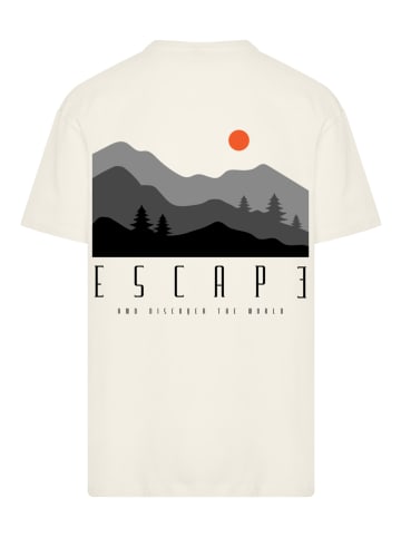 F4NT4STIC Heavy Oversize T-Shirt Oversize Escape Discover the World Forest in sand
