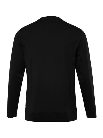 Men Plus Kurzarm T-Shirt in schwarz