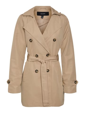 Vero Moda Trenchcoat in Silver Mink