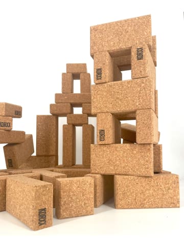 Korxx Cuboid M mit Beutel, natur, 60 Stk. - ab 18 Monaten