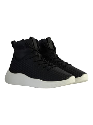 Ecco Sneaker Montante aus Therap-Leder Schwarz