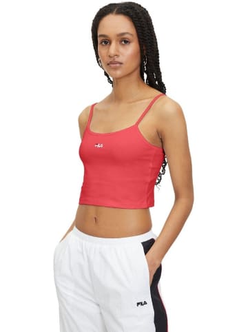 Fila Top "Loni Cropped Spaghetti Top" in Rot