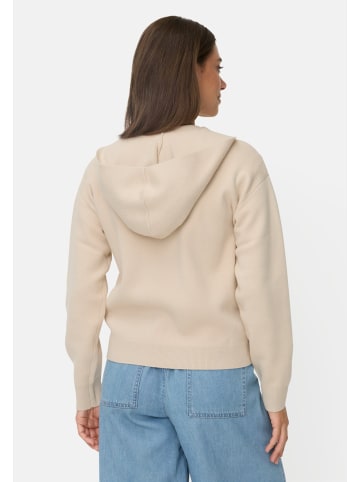 Camel Active Strickjacke mit Kapuze in Hafer