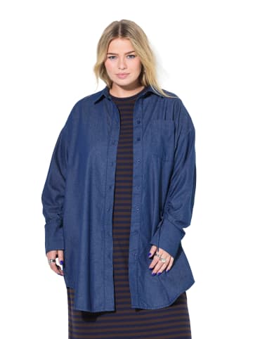 Studio Untold Hemdbluse in blue denim