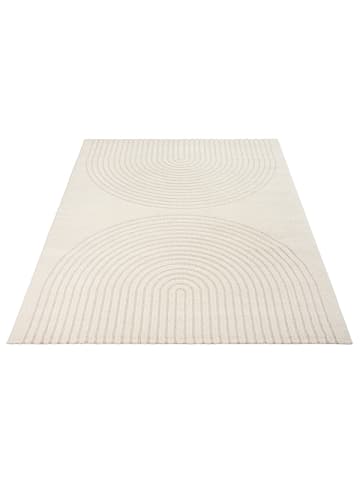 the carpet Kurzflorteppich Elisa in Creme