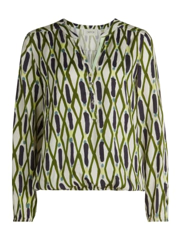 CARTOON Casual-Bluse mit Muster in Green/Blue