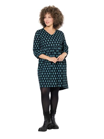 Ulla Popken Jerseykleid in petrolgrün