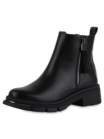 VAN HILL Klassische Stiefeletten Juniper in Schwarz