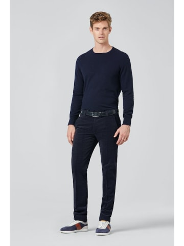 Meyer Chino für Herren in dunkel-blau