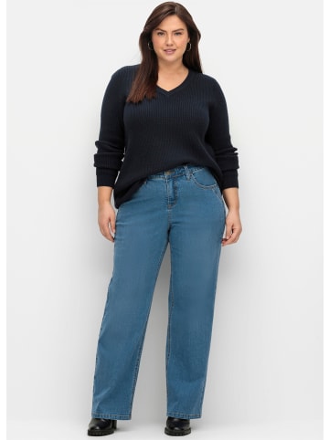 sheego Jeans in blue denim