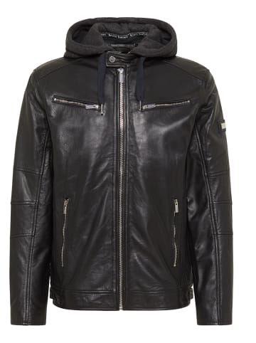 Bruno Banani Lederjacke Lando in Schwarz