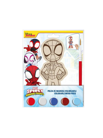 MARVEL Spider-Man Holzfigur zum Bemalen DIY Bastelset Marvel