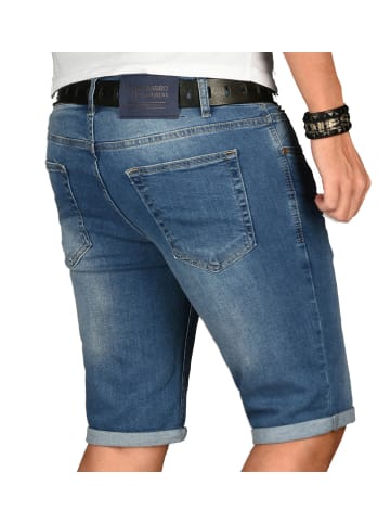 Alessandro Salvarini Salvarini-Shorts-Multi2 in Blau
