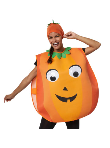 tectake Poncho in verschiedenen Orangetönen, orange