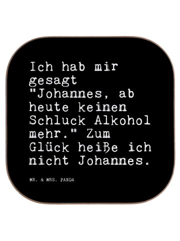 Mr. & Mrs. Panda Coaster Ich hab mir gesagt... mit Spruch in Schwarz