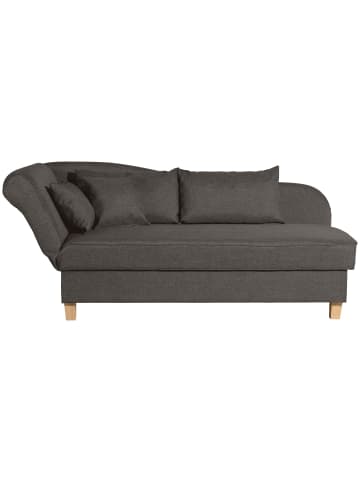 others RECAMIERE mit Armteil links klappbar Katia Bezug Flachgewebe Buche natur / braun