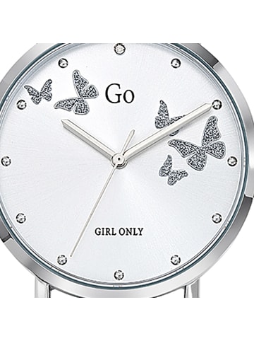 Girl Only Analog-Armbanduhr Girl Only GO in grau mittel (ca. 34mm)
