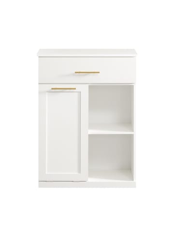 SoBuy Waschmaschinen-Unterschrank in Reinweiß - (W) 37 x (H) 95 x (L) 66 cm