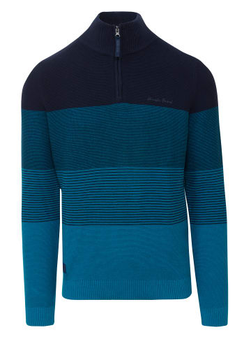 KOROSHI Strickpullover in blau