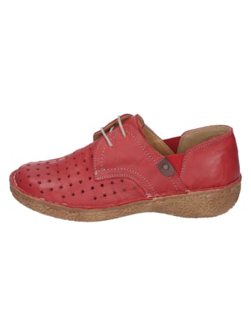 Comfortabel Schnürschuhe in rot