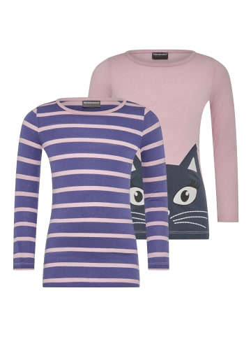 Kidsworld Langarmshirt in rosa+blau