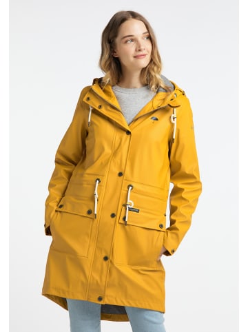 Schmuddelwedda Damen Regenmantel in Curry