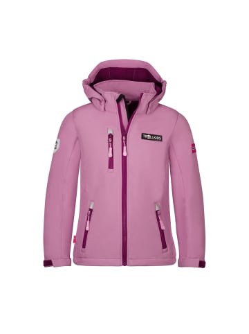 Trollkids 3 in 1 Funktionsjacke Preikestolen in mauve/plum