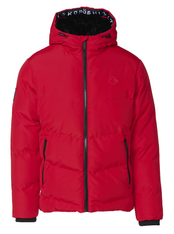KOROSHI Gesteppte Jacke. in rot