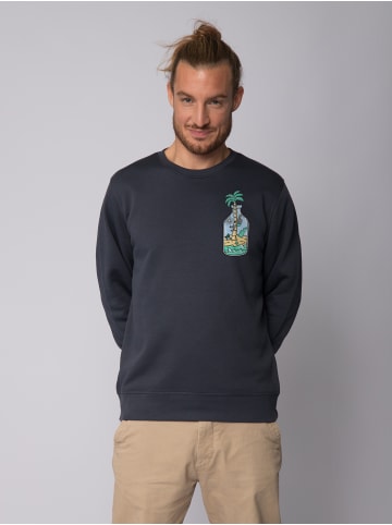 wat? Apparel Sweatshirt Holiday in a bottle in India Ink Grey