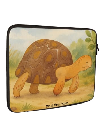 Mr. & Mrs. Panda Laptop Tasche Schildkröte MHerzieren Design oh... in Weiß