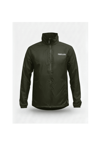 PAULGOS Herren Regenjacke Funktionsjacke in Olive