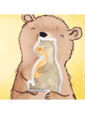 Mr. & Mrs. Panda kissen tier Otter Bauch ohne Spruch in Weiß