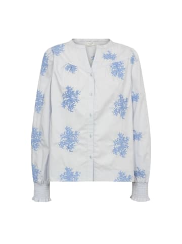 Norr Hemd NO in Light blue w. embroidery