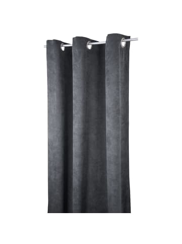 Tom Tailor Blickdichter Ösenvorhang CASUAL CORD in Anthrazit