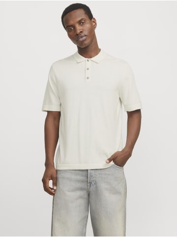 Jack & Jones Poloshirt in Cloud Dancer