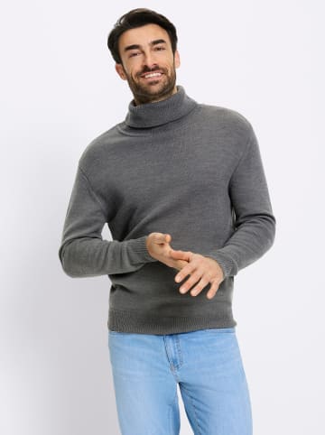 WITT WEIDEN Rollkragenpullover in grau-meliert