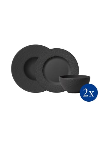 Villeroy & Boch Starter-Set Manufacture Rock in Schwarz in schwarz