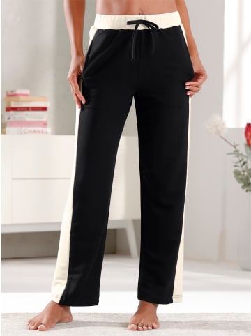 WITT WEIDEN Hose in schwarz-ecru