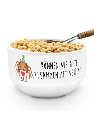 Mr. & Mrs. Panda salatschälchen Spinne Agathe Brief mit Spruch in Weiß