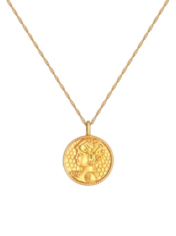Elli Halskette 925 Sterling Silber Sternzeichen, Sternzeichen - Jungfrau in Gold