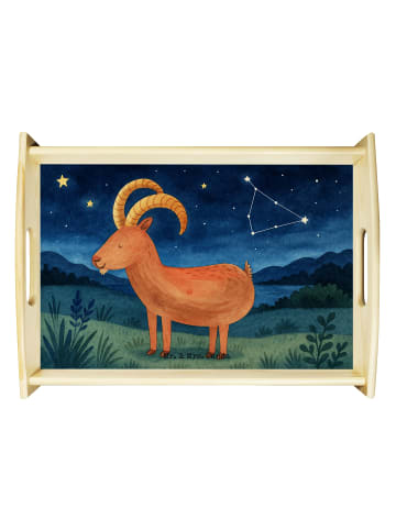 Mr. & Mrs. Panda Tablett Sternzeichen Steinbock Design ohne Spruch in Weiß