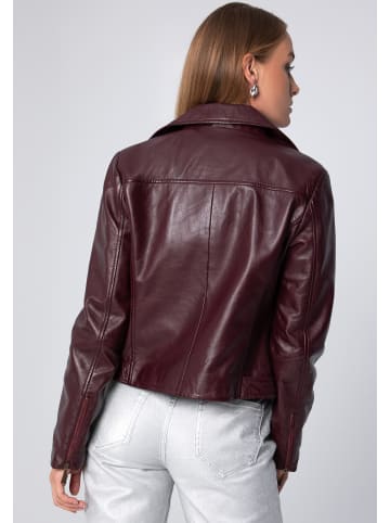 Wittchen Natural leather jacket in Burgundy