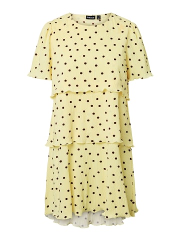 Pieces Midikleid in French Vanilla