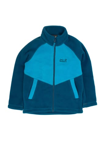 Jack Wolfskin Jacke Hudson Bay Fleece Sweat in Blau