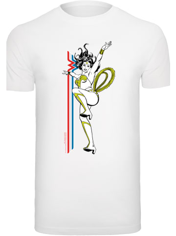 F4NT4STIC T-Shirt DC Comics Wonder Woman Retro Pose in weiß